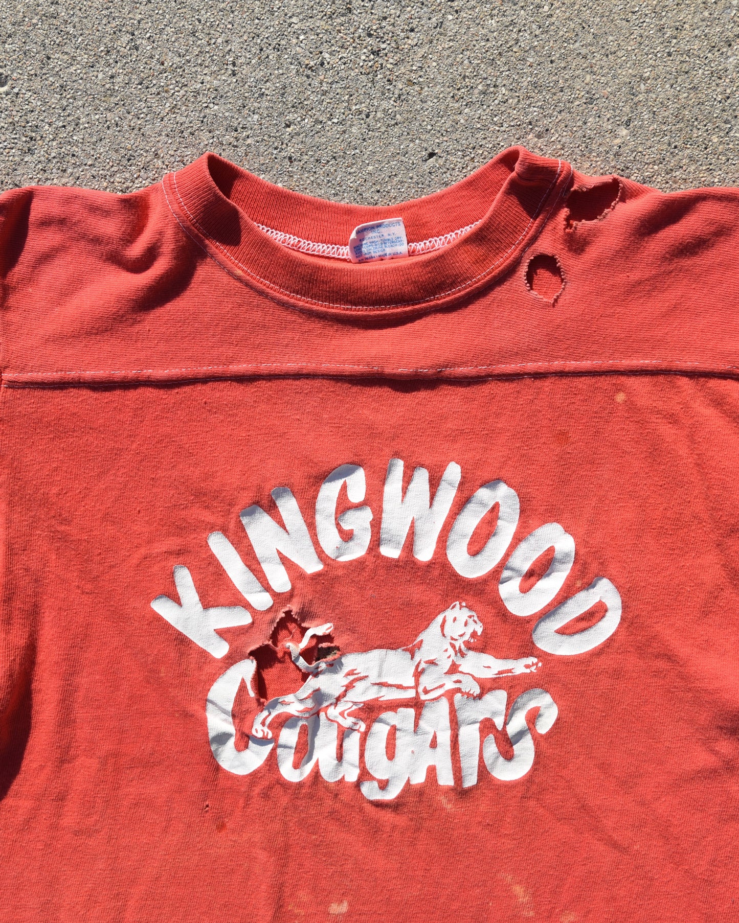 1970s Champion Kingwood Cougars Football Jersey