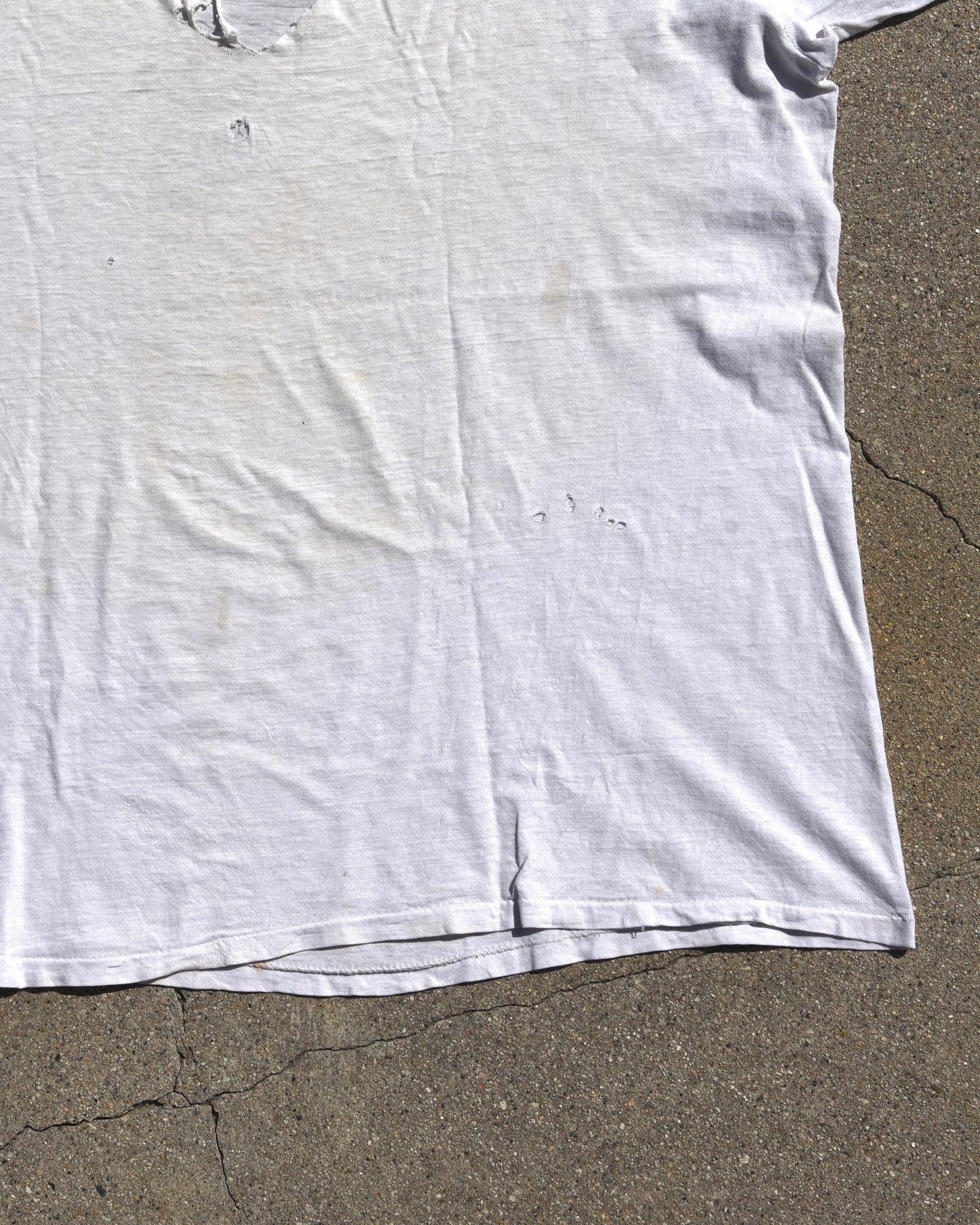 1960s Motorcycle Police Stenciled Tshirt