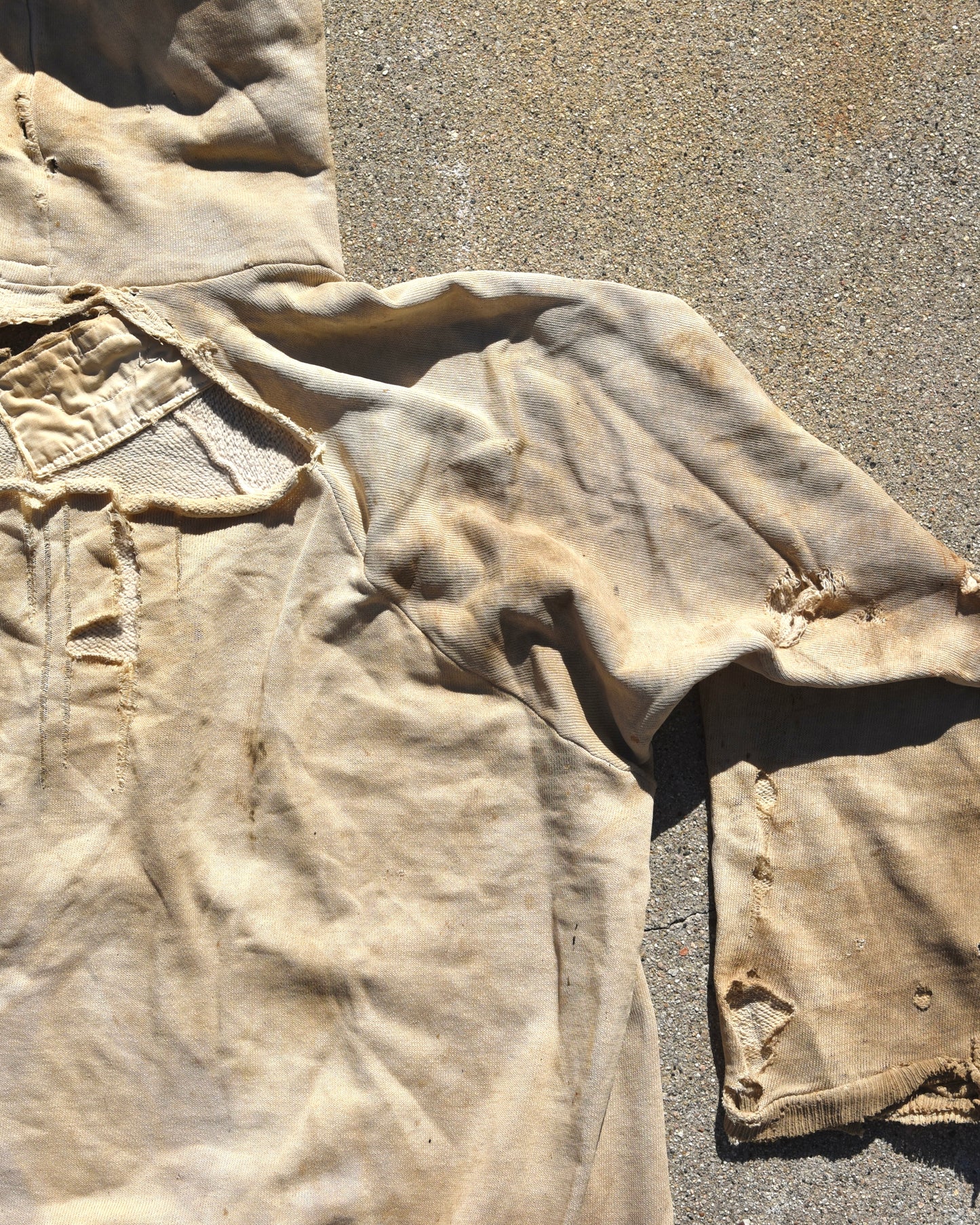 1950s Thrashed and Repaired Hoodie
