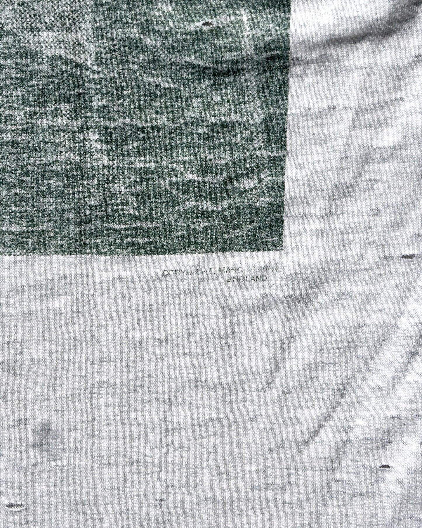 The Smiths 1980s Thrashed Single Stitch - The Queen Is Dead Tshirt