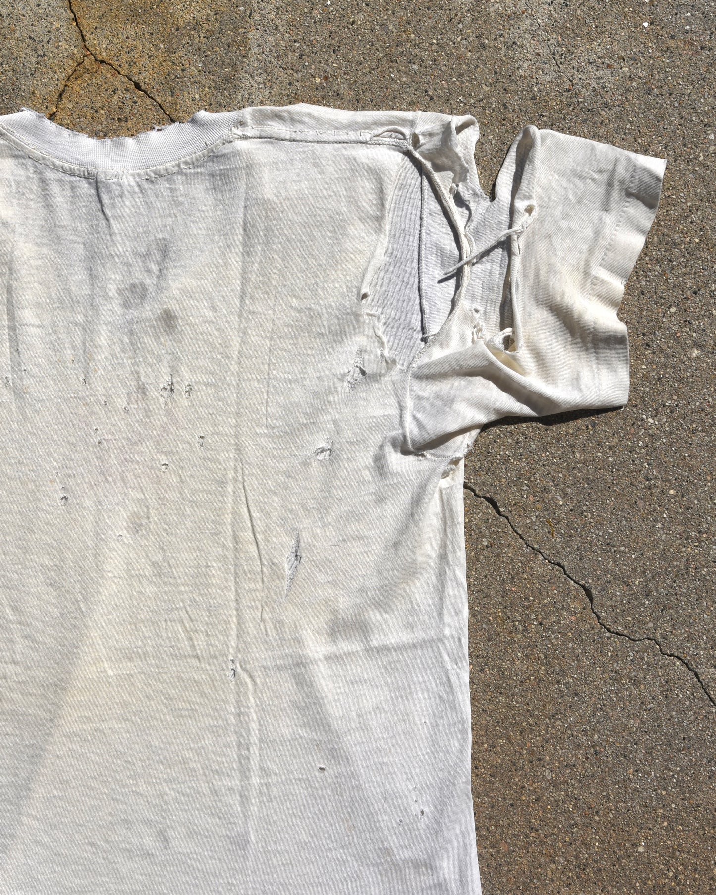1960s Thrashed Skull Tshirt