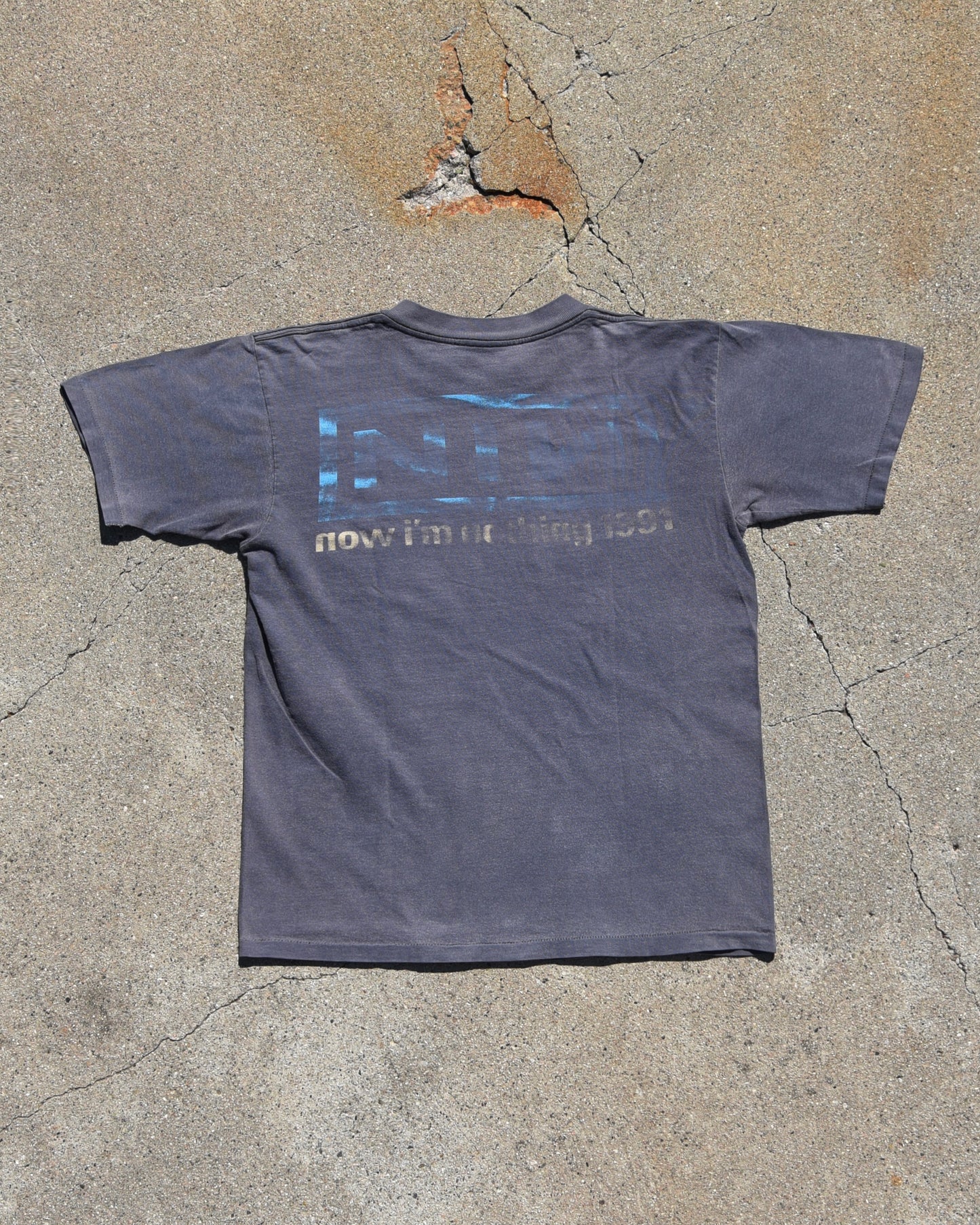 1991 Sun Faded Nine Inch Nails Now I’m Nothing Tshirt