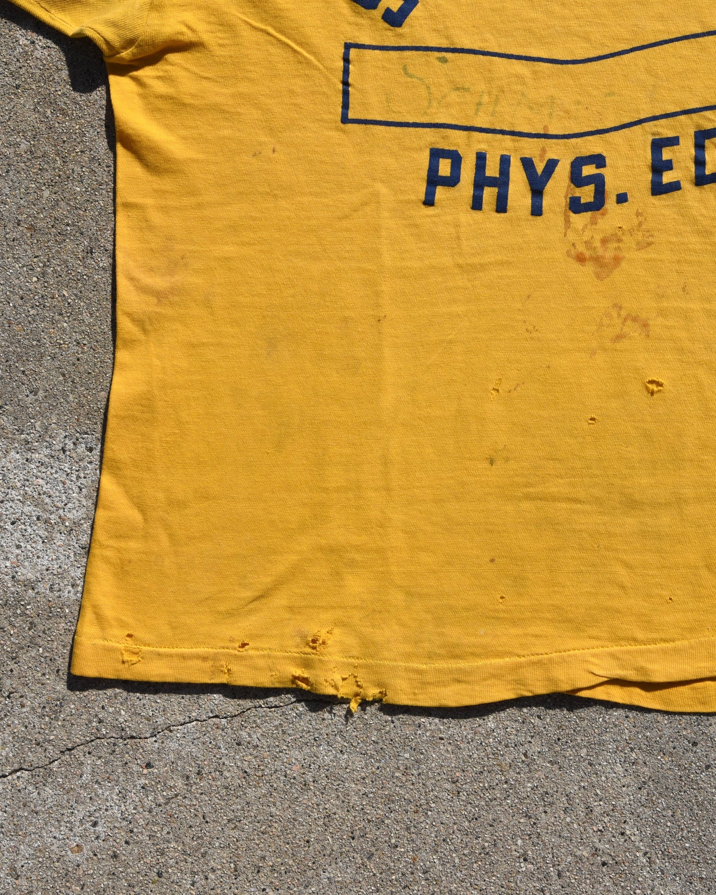 1970s Champion Sterling Phys Ed Tshirt - Large