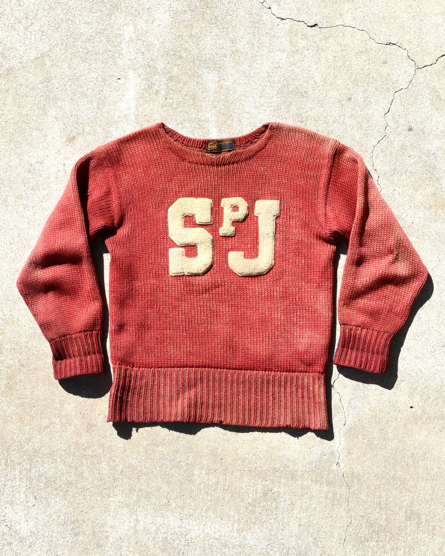 1930s Woven Knit SPJ Sweatshirt USA Union