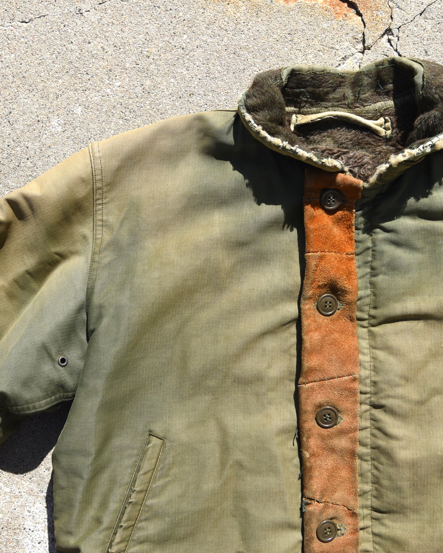 1960s Sun Faded USN N1 Deck Jacket