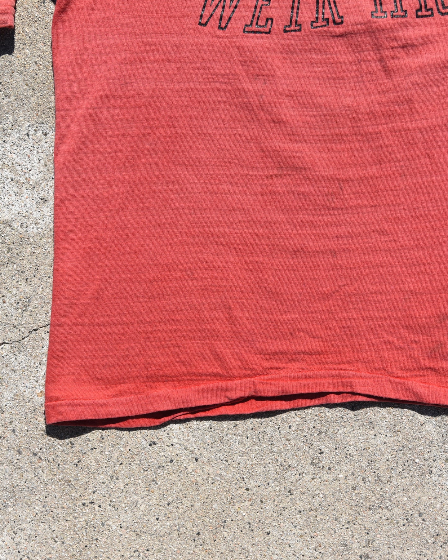 1960s Thrashed and Sun Faded Weir High Jersey
