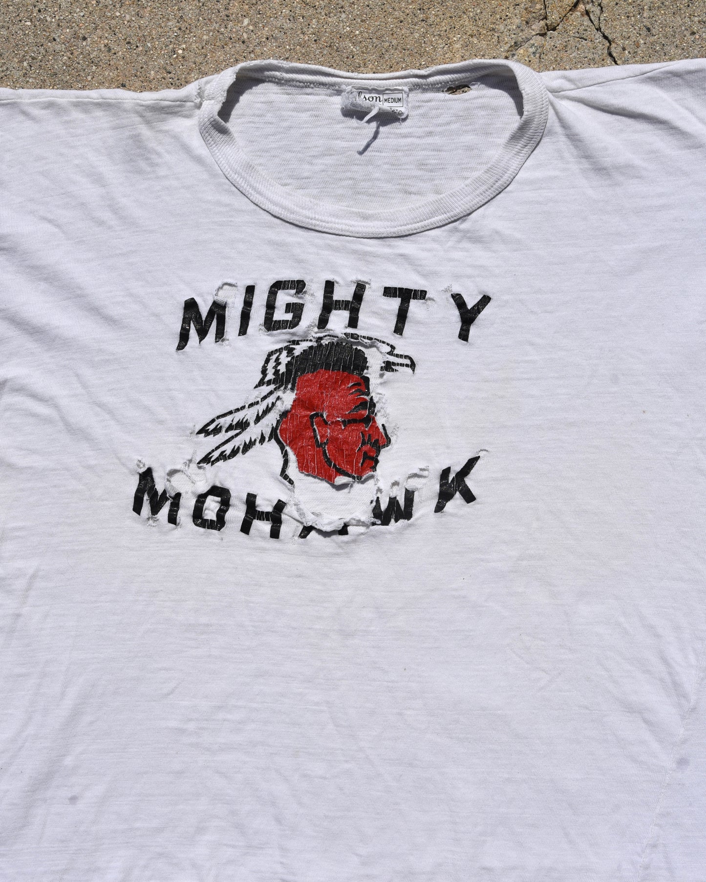 1960s Mighty Mohawk Thrashed Tshirt