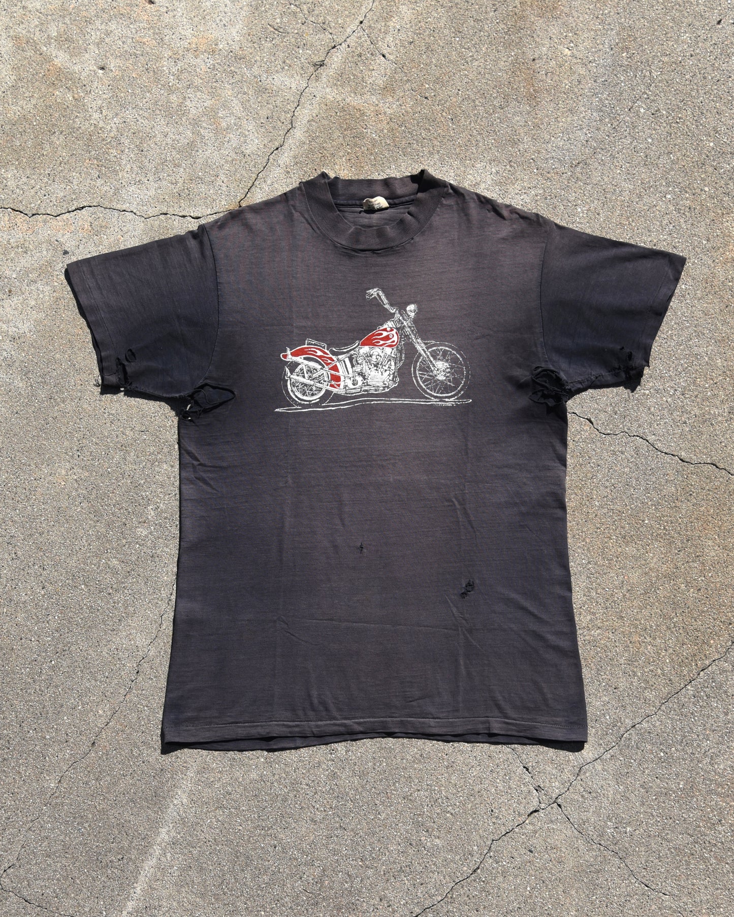 1980s Sun Faded Harley Davidson Tshirt