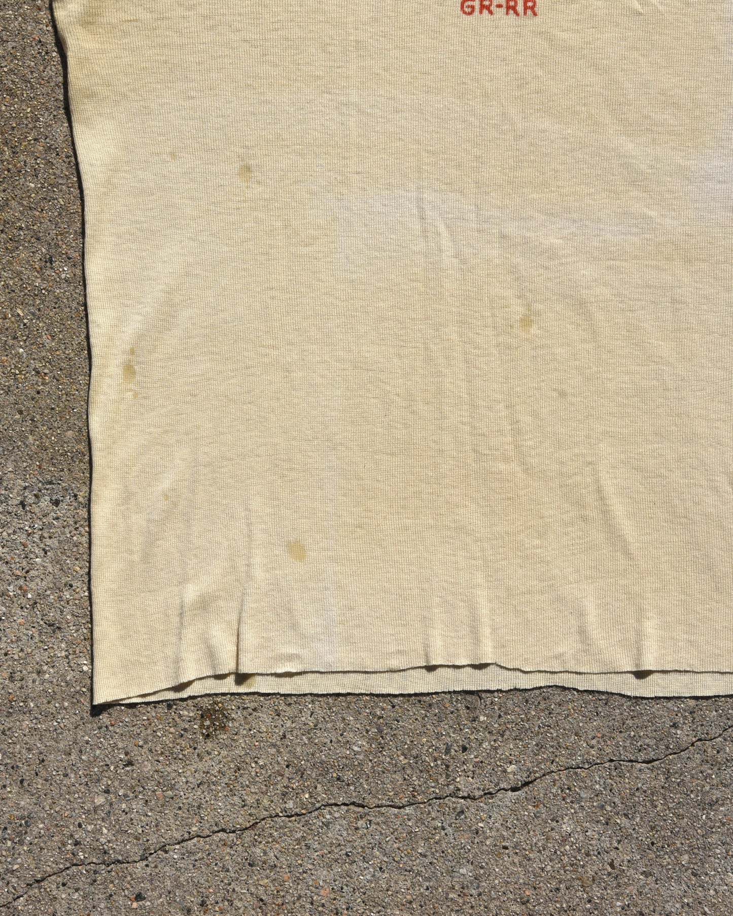 1950s Lion GRRR Stencil Tshirt