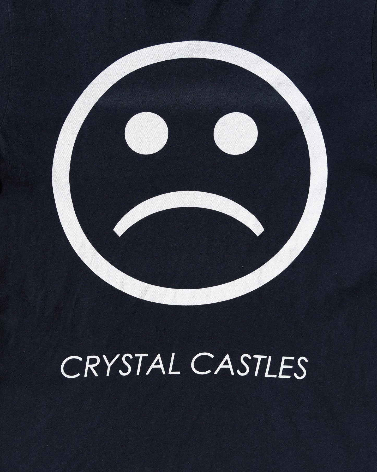 2013 Crystal Castles Sad Face Official Band Tshirt