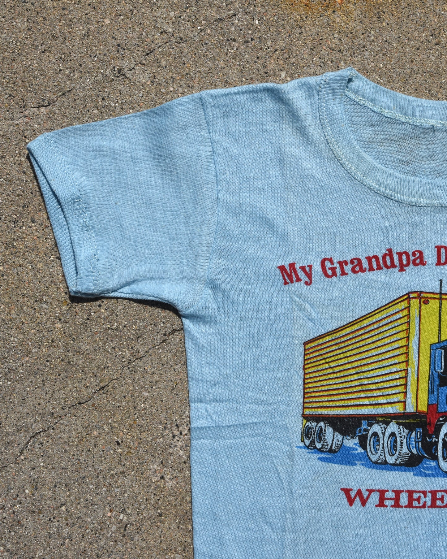 1970s My Grandpa Drives an 18 Wheeler Baby Tshirt