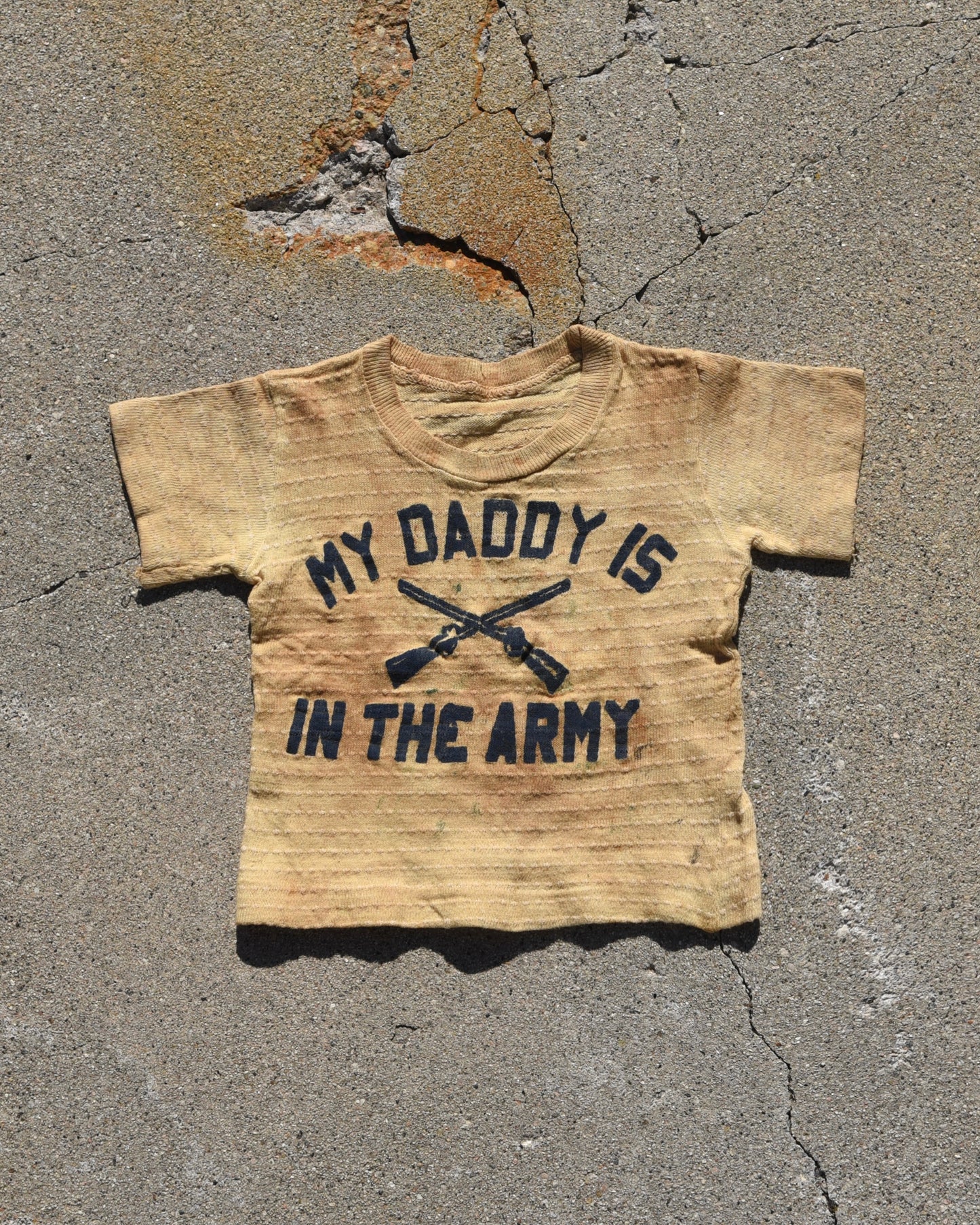 1950s My Daddy Is In The Army Baby Tshirt