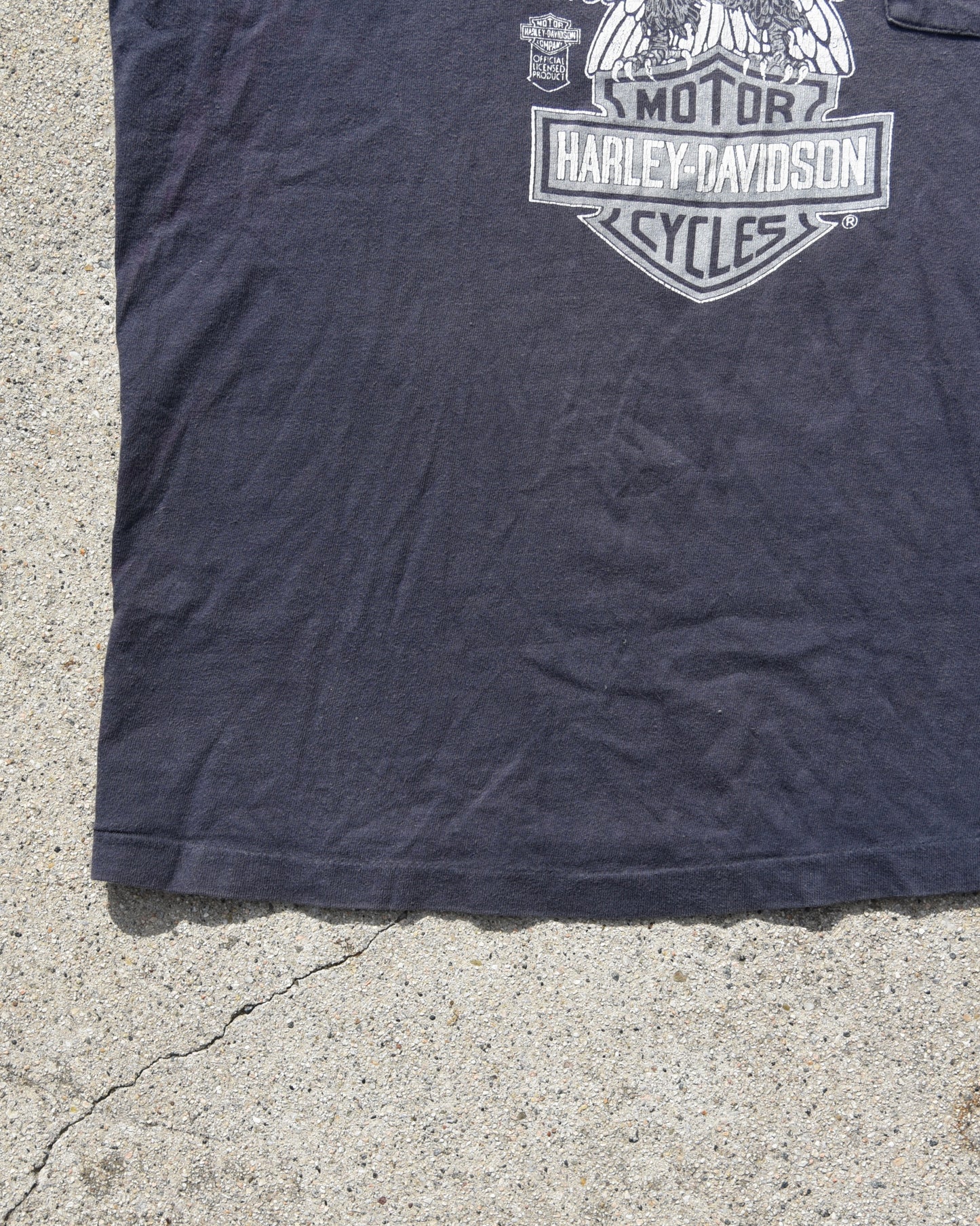 1980s Harley Davidson Pocket Tshirt