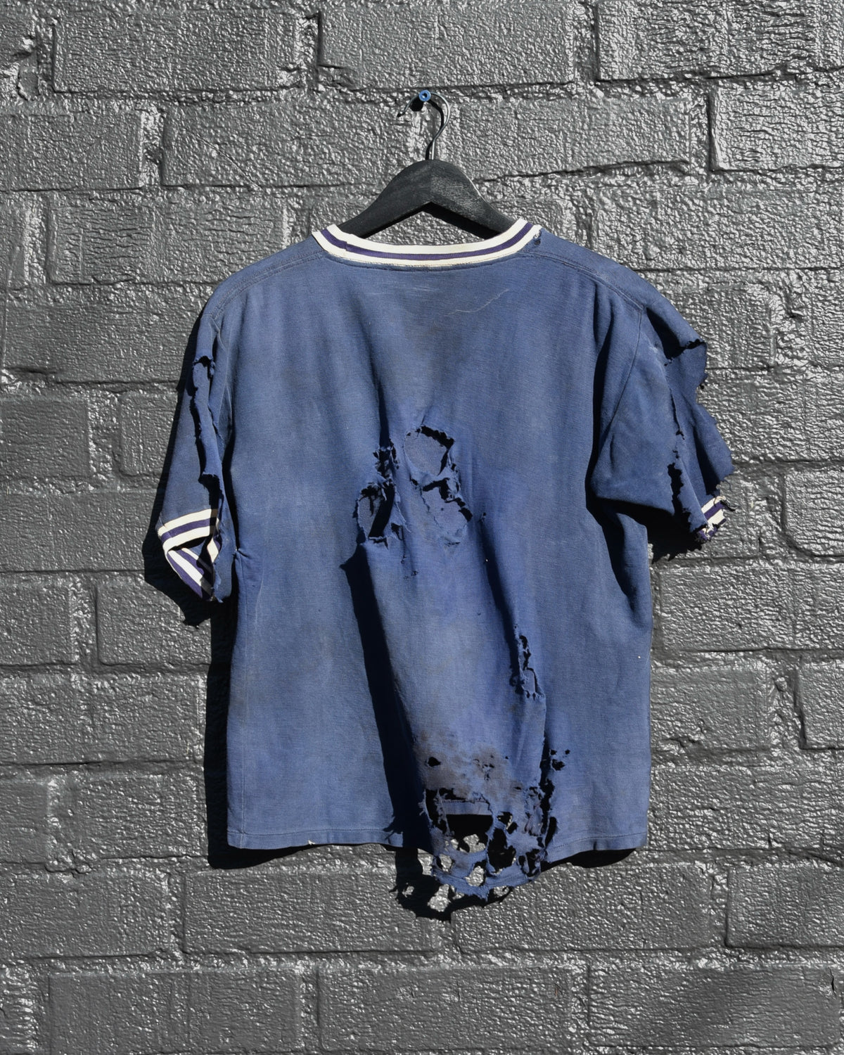 1970s Thrashed Tri County Trojans Tshirt