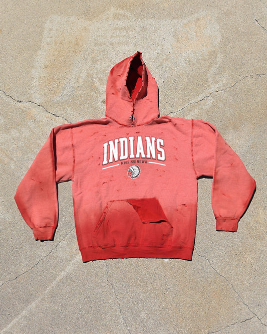 Y2K Sun Faded Indians Hoodie