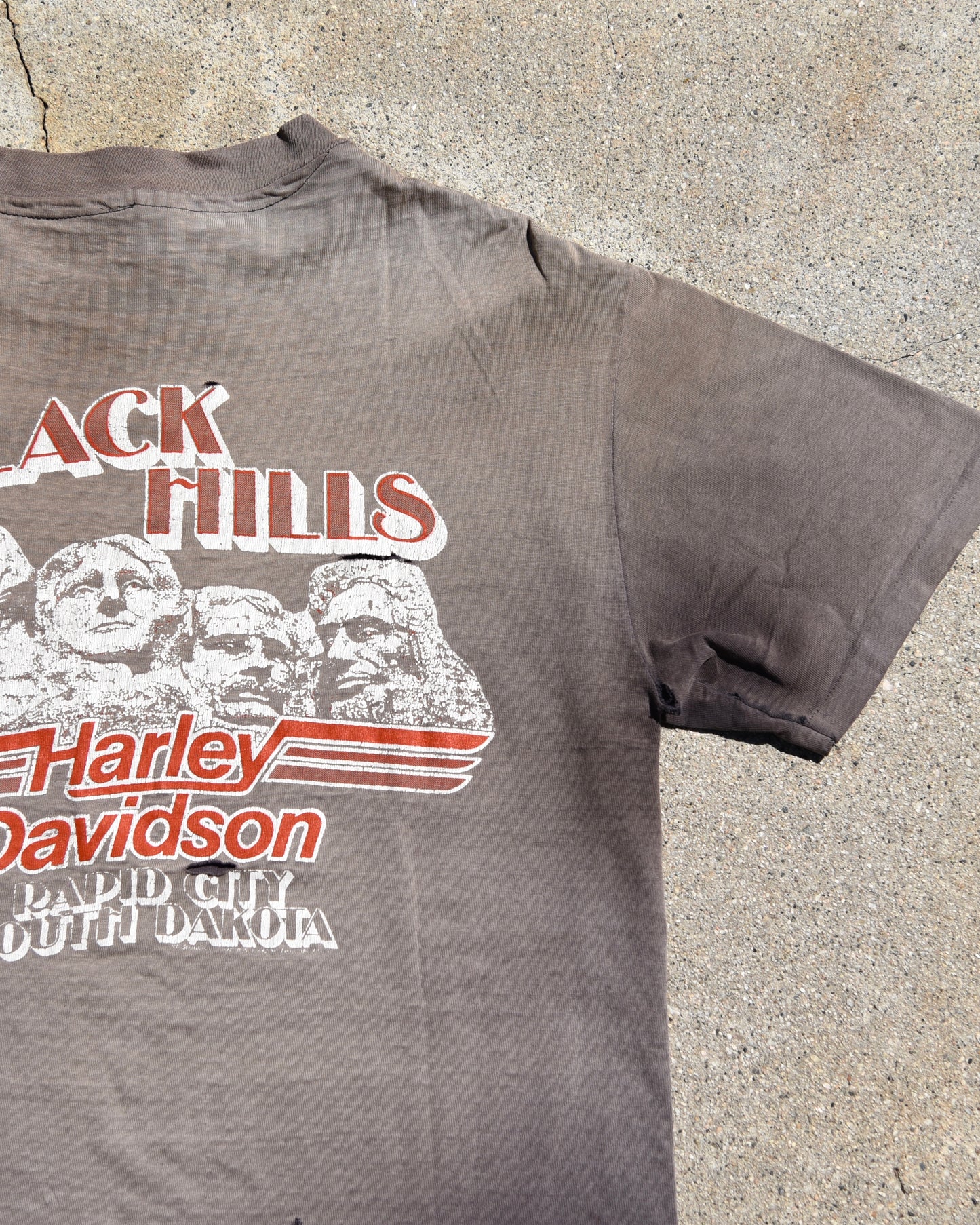1980s Sun Faded Harley Rider Tshirt