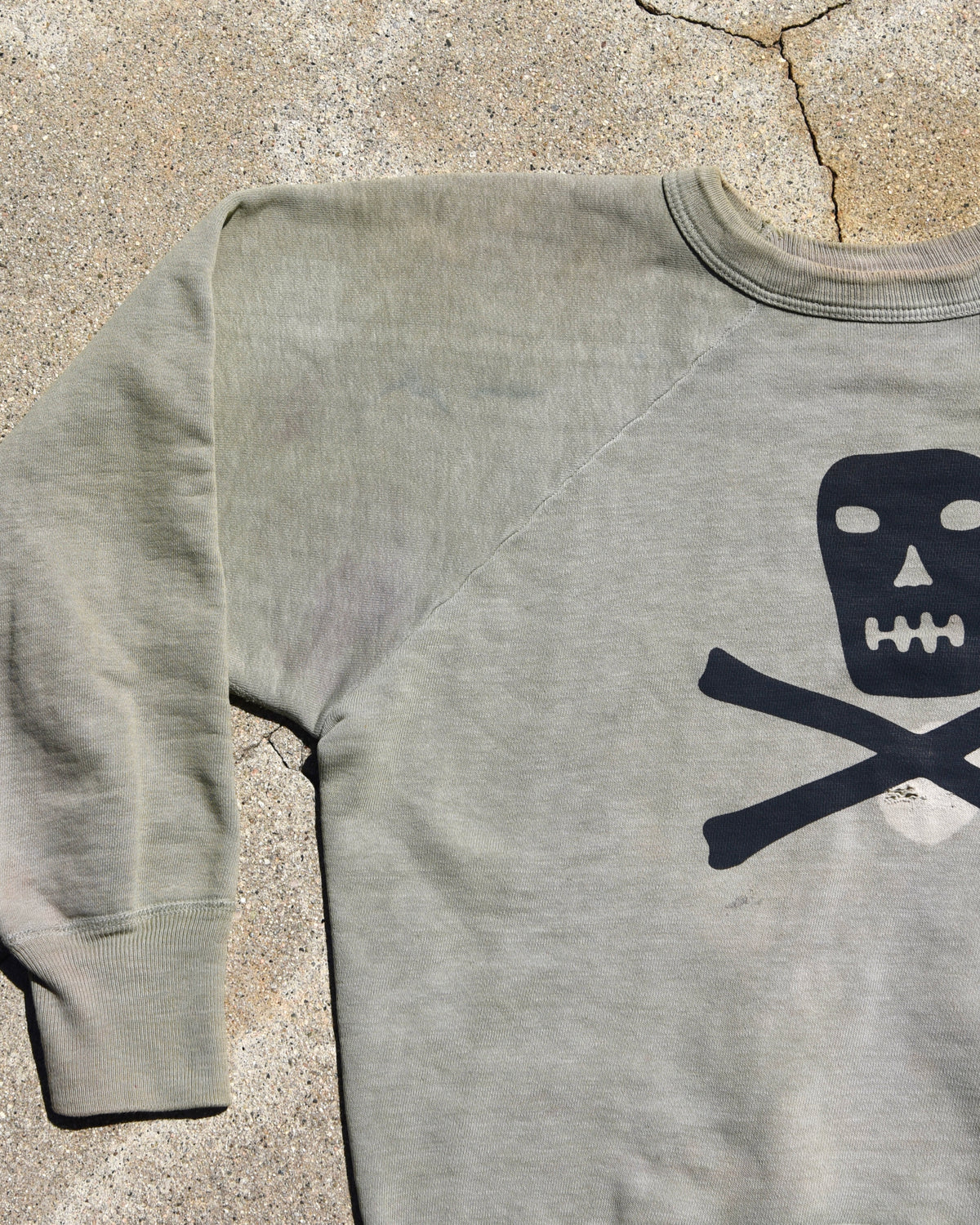 Reworked Skull and Bones Sweatshirt