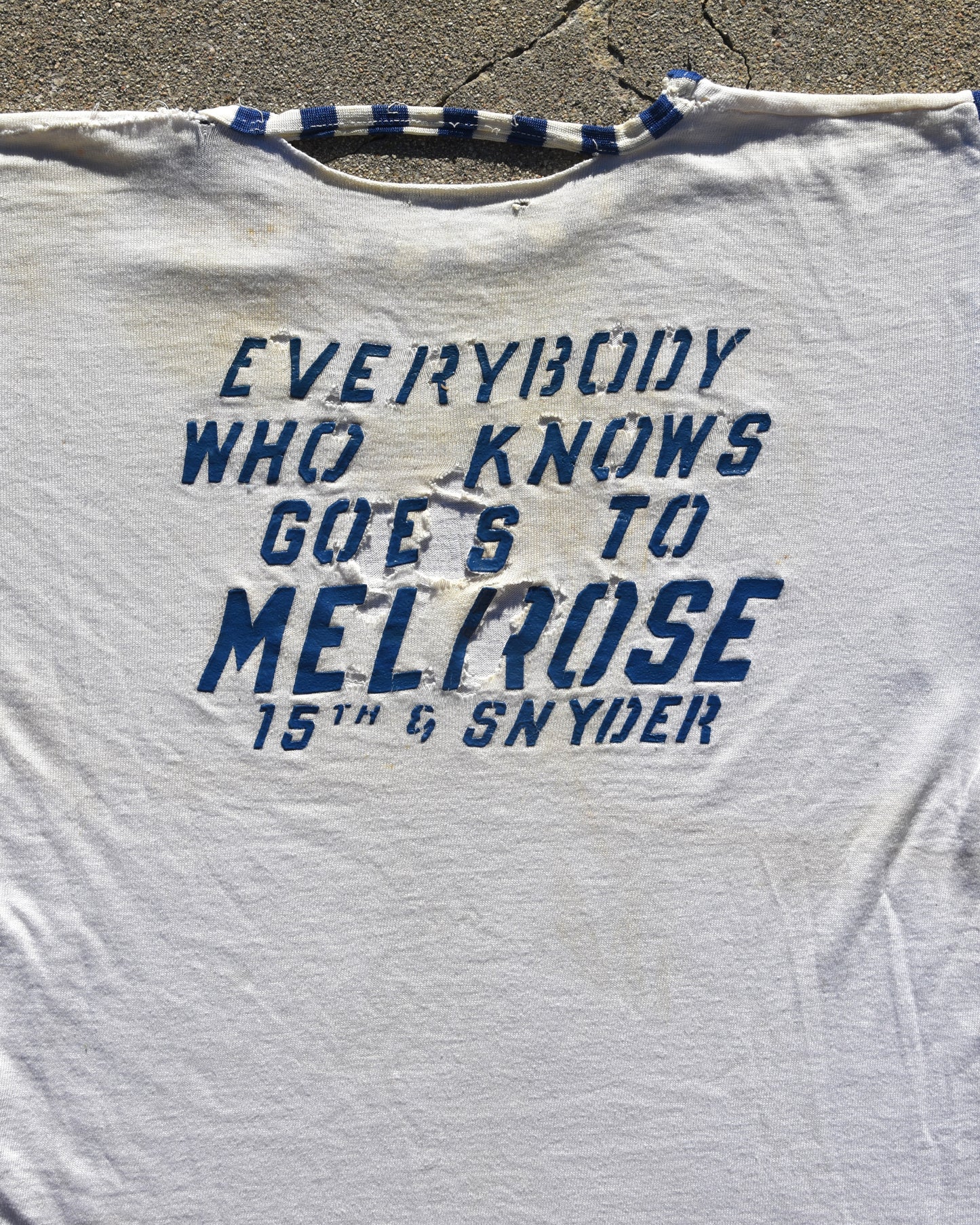 1950s Melrose Old Pros Durene Jersey