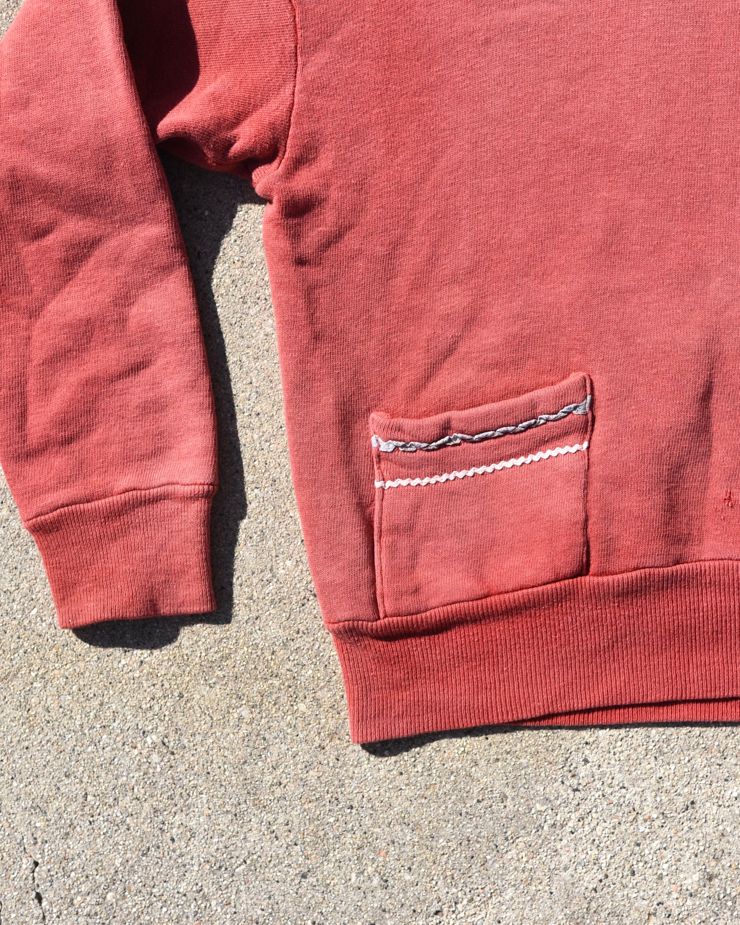 1950s Sun Faded Split Pocket Hoodie
