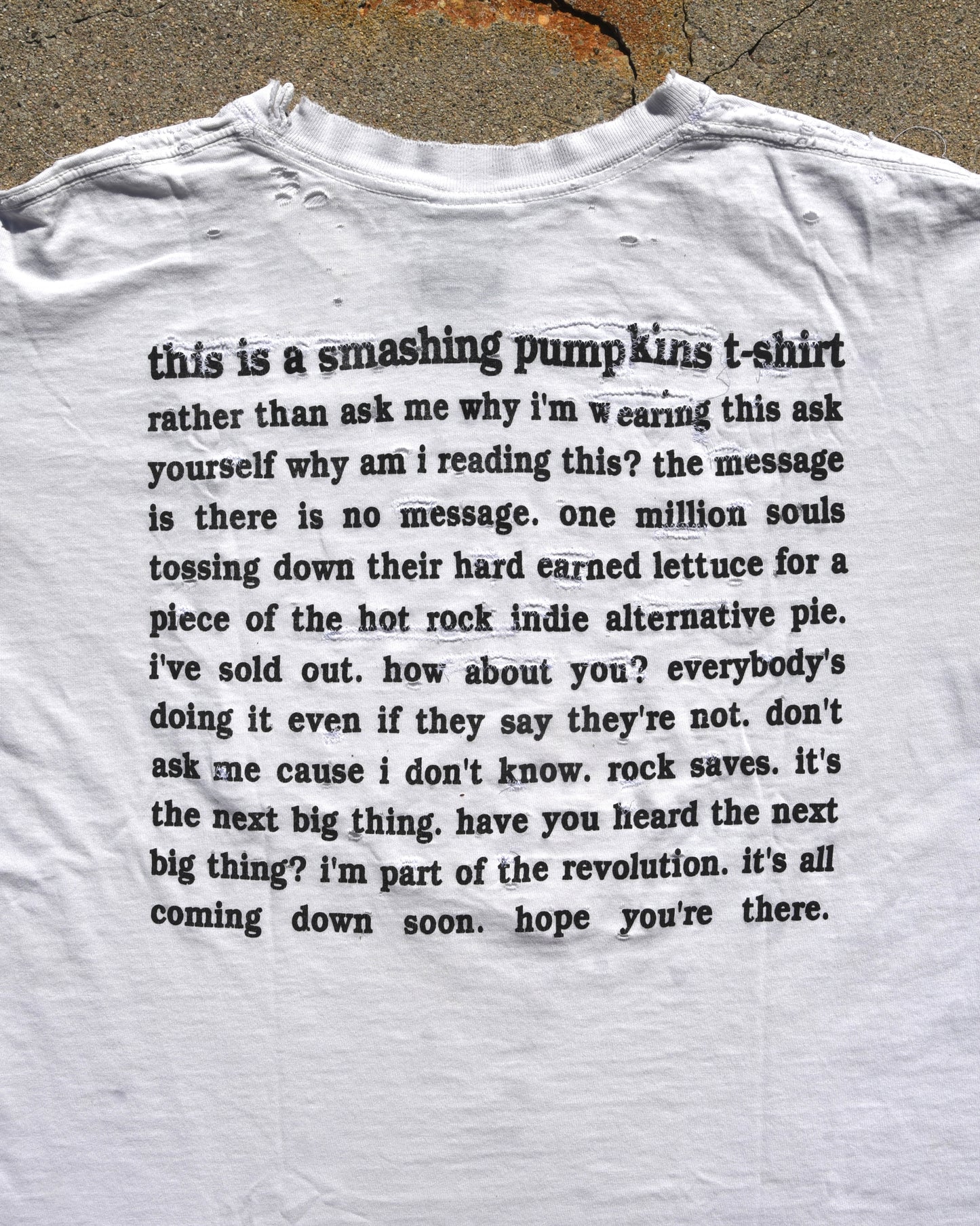 1993 Smashing Pumpkins Heart Manifesto Tshirt