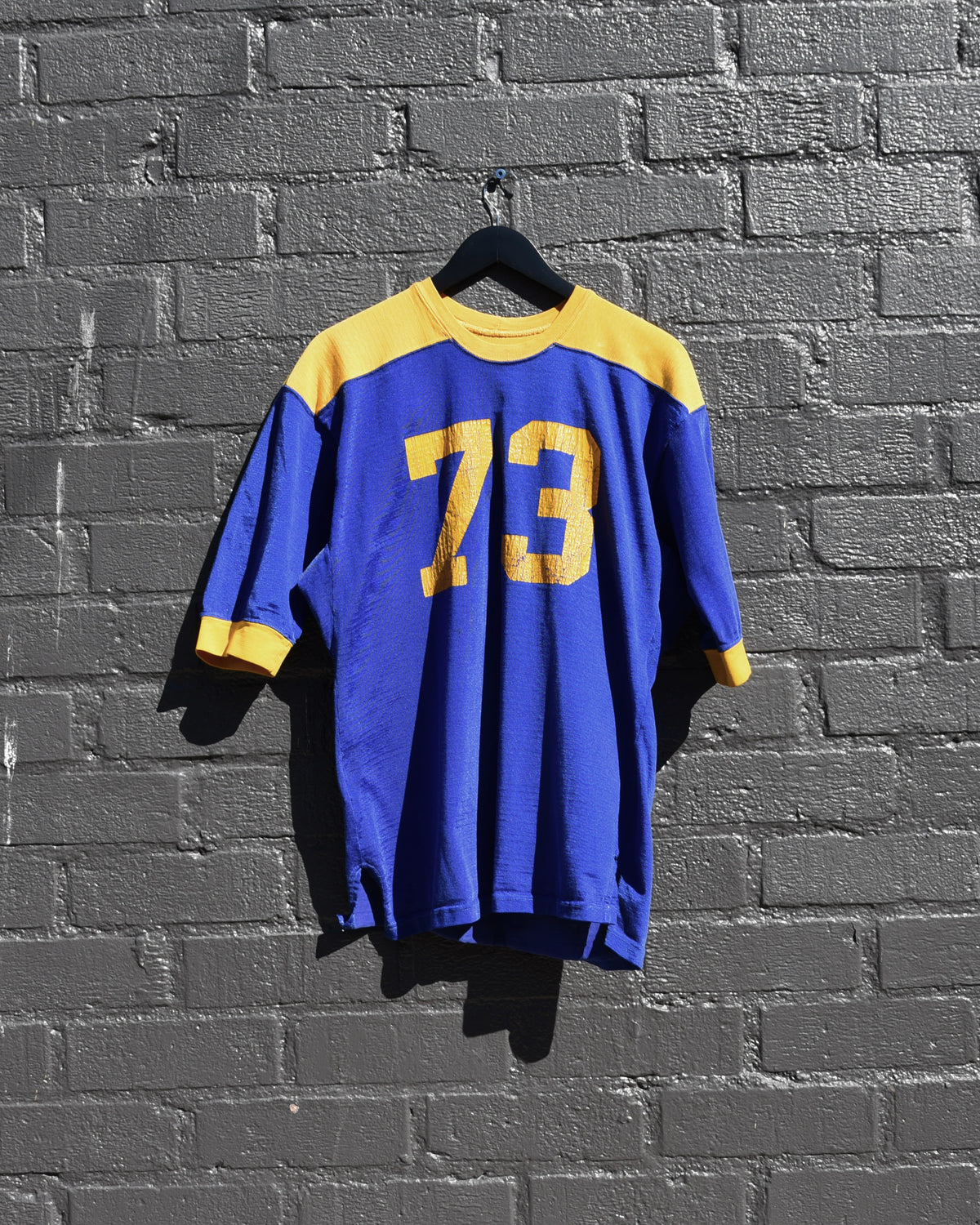 1960s 73 Two-Tone Cotton Football Jersey