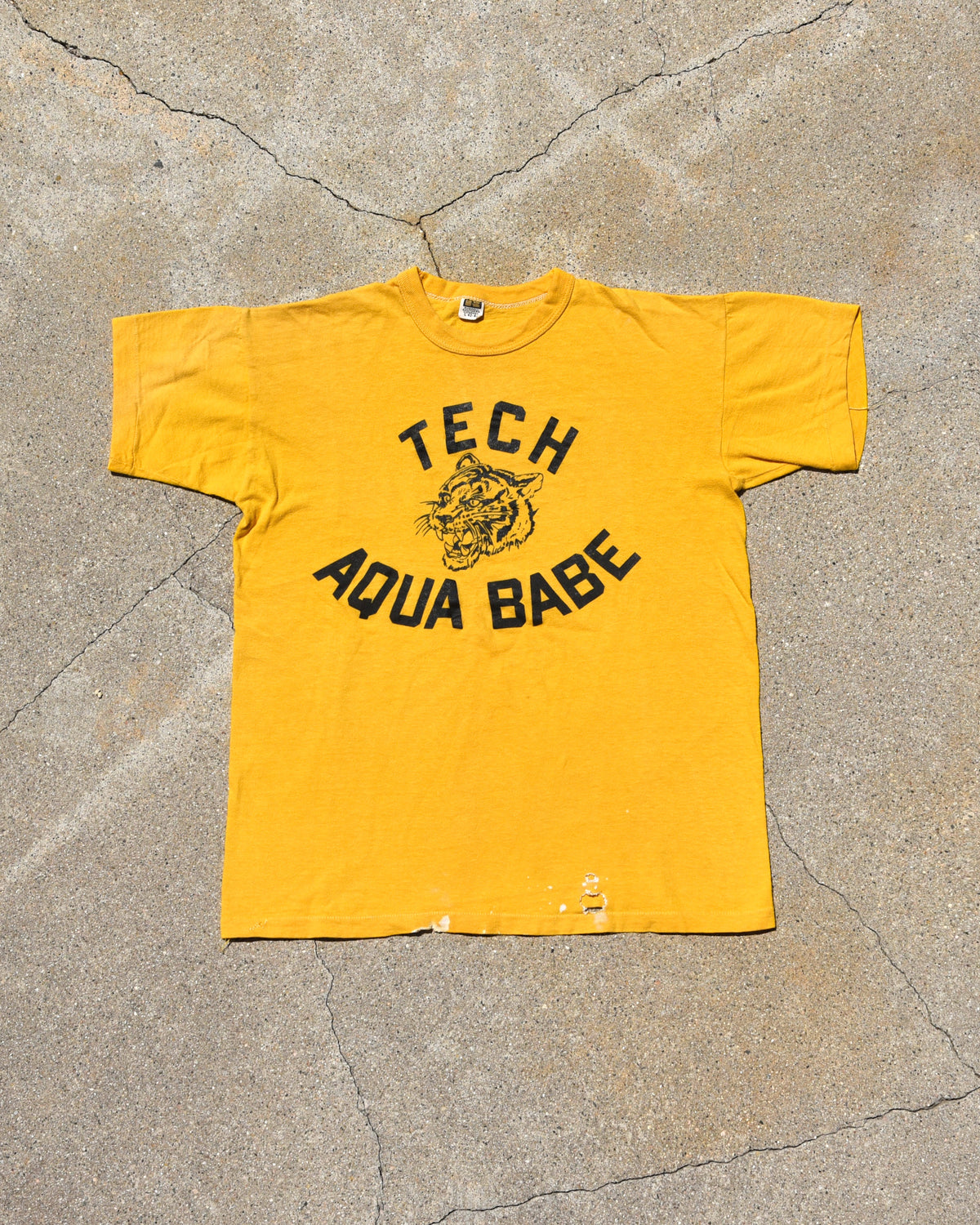 1960s Tech Aqua Babe Tshirt
