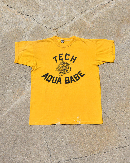 1960s Tech Aqua Babe Tshirt