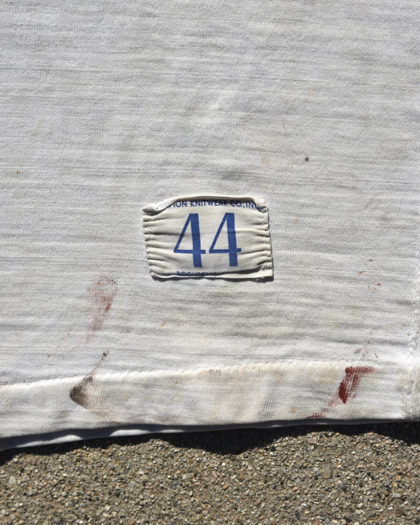 1950s Champion Cotton Football Jersey Thrashed