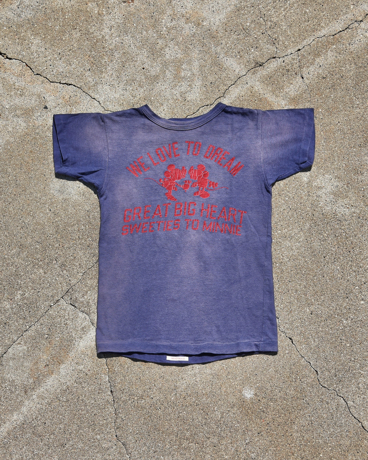 Denim Dungaree Great Big Heart Tshirt