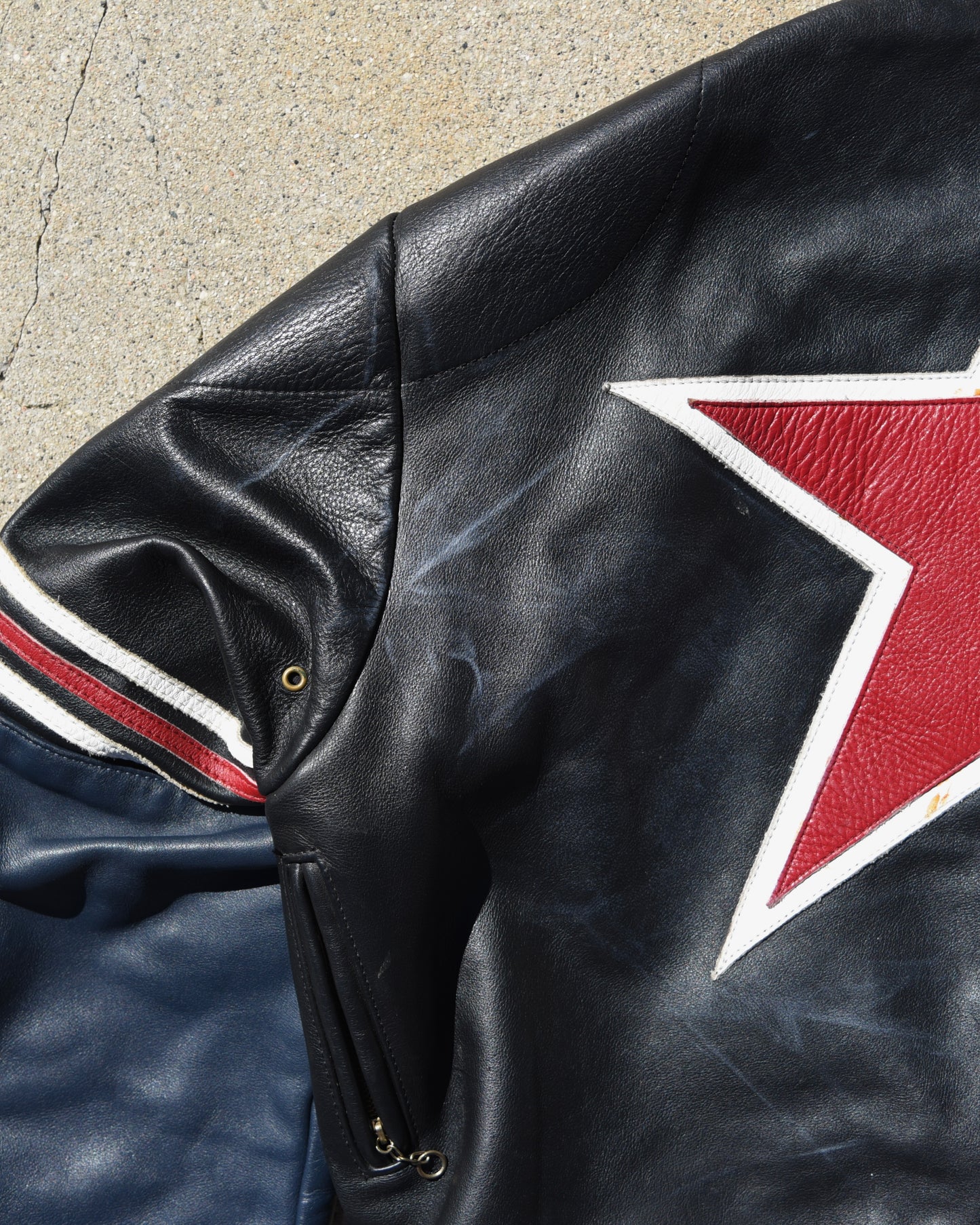 Vanson One Star Racing Leather Jacket - Size 52