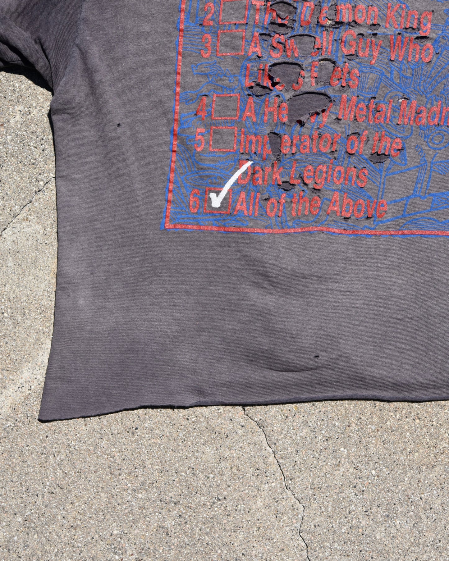 1980s Thrashed and Sun Faded Ozzy Osbourne Is… Tshirt