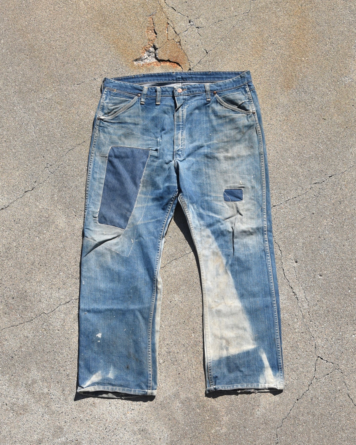1950s Sun Faded Farmers Carpenter Denim Jeans