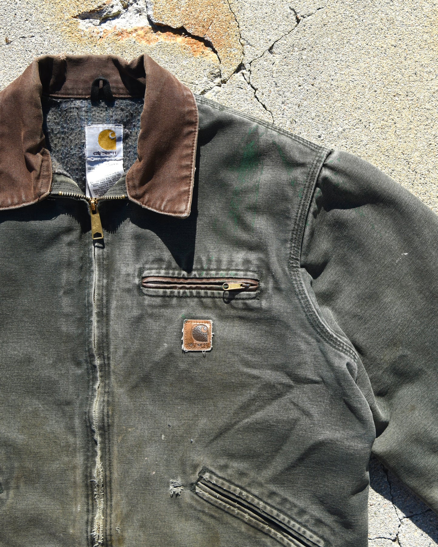 Carhartt J97 MOS Moss Green Detroit Jacket - Large Tall