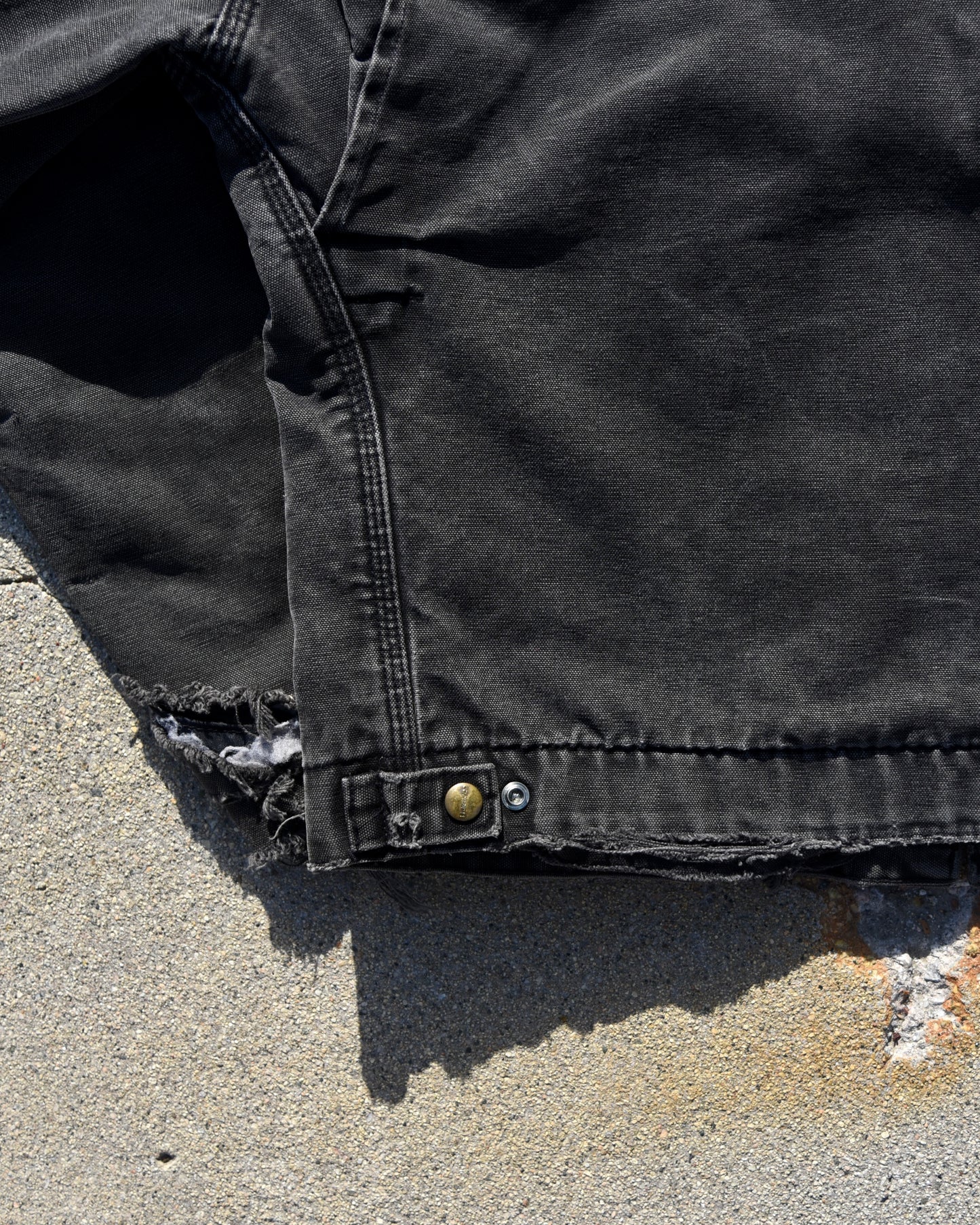 Carhartt Detroit Jacket J43 ONX Onyx Black Large Rare