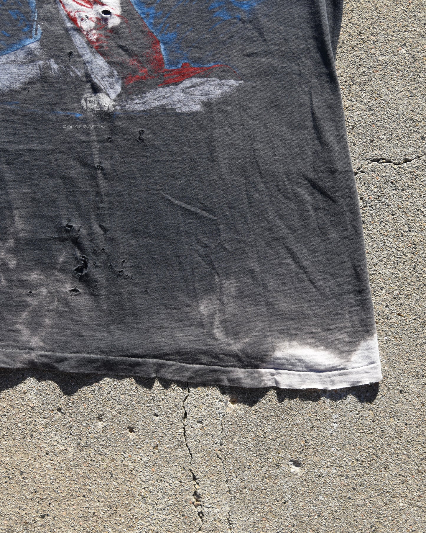 1980s Ozzy Osbourne Tshirt - Thrashed and Sun Faded
