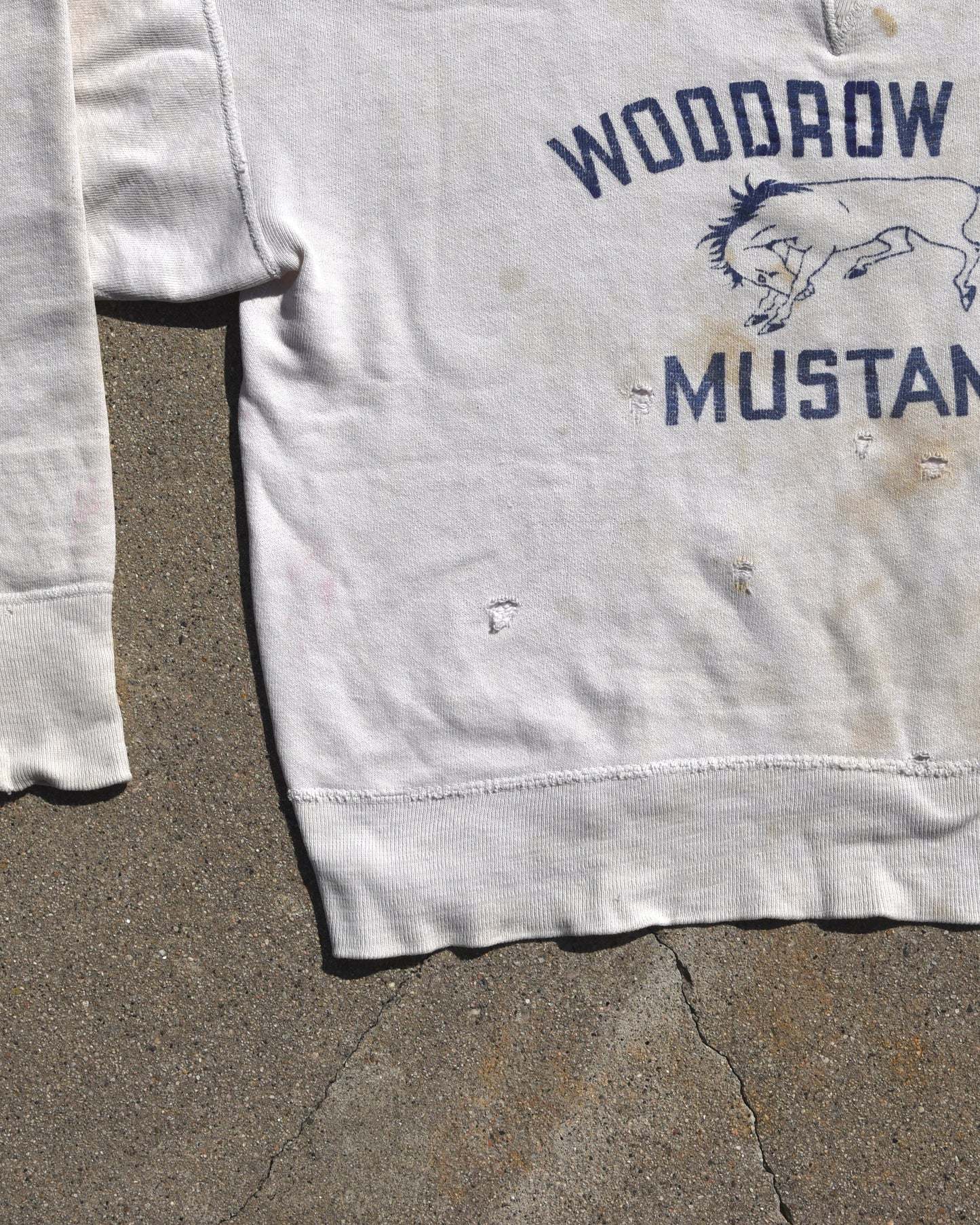 1950s Woodrow High Mustangs Single V Sweatshirt