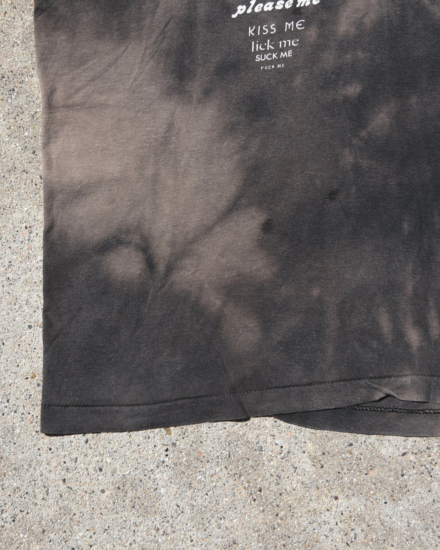1980s Sun Faded Tease Me Seize Me Vulgar Tshirt