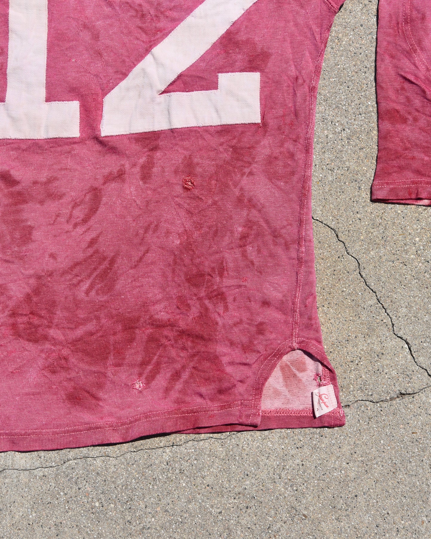 1950s Sun Faded Durene Football Jersey