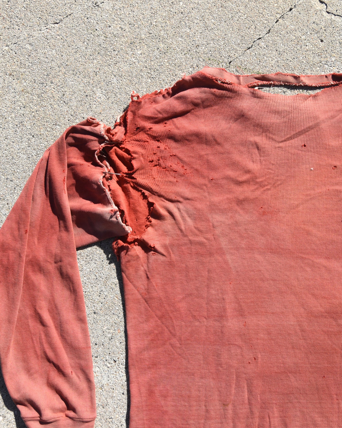 1950s Thrashed and Faded Long Sleeve Tshirt