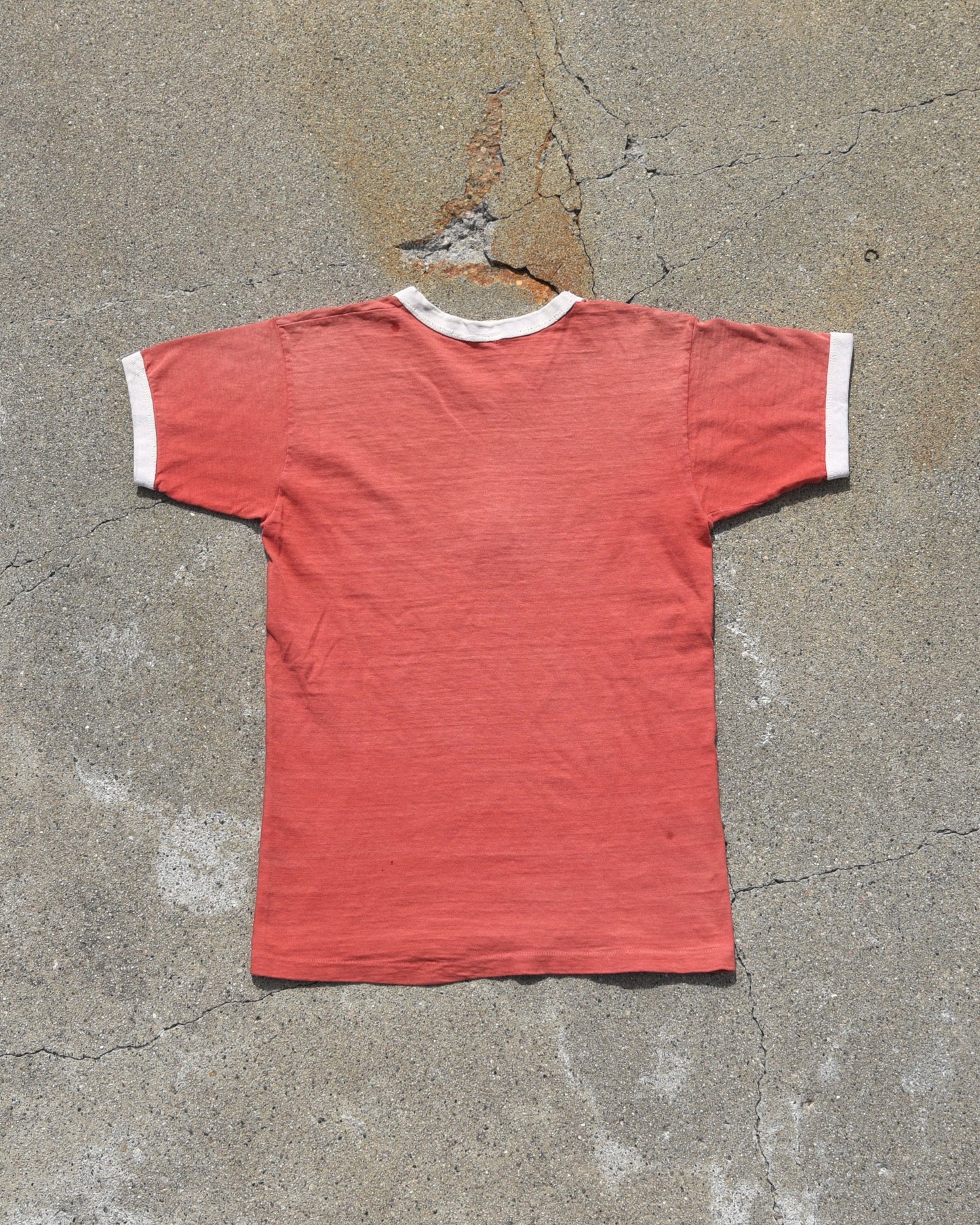 1950s Sun Faded Star Ringer Tshirt