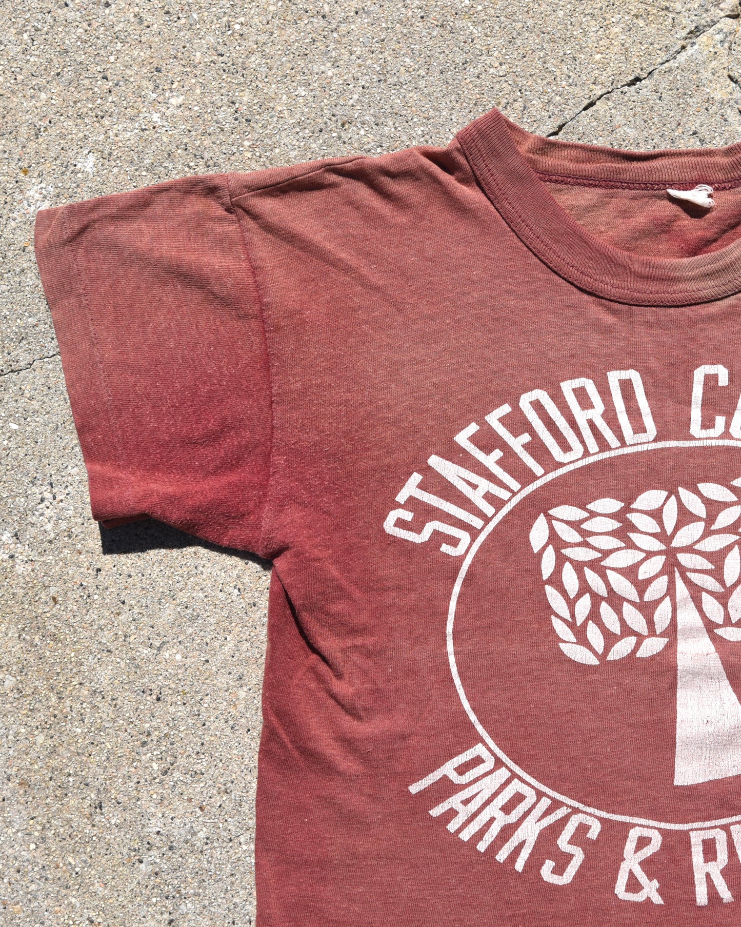 1960s Sun Faded Stafford County Parks & Recreation Tshirt