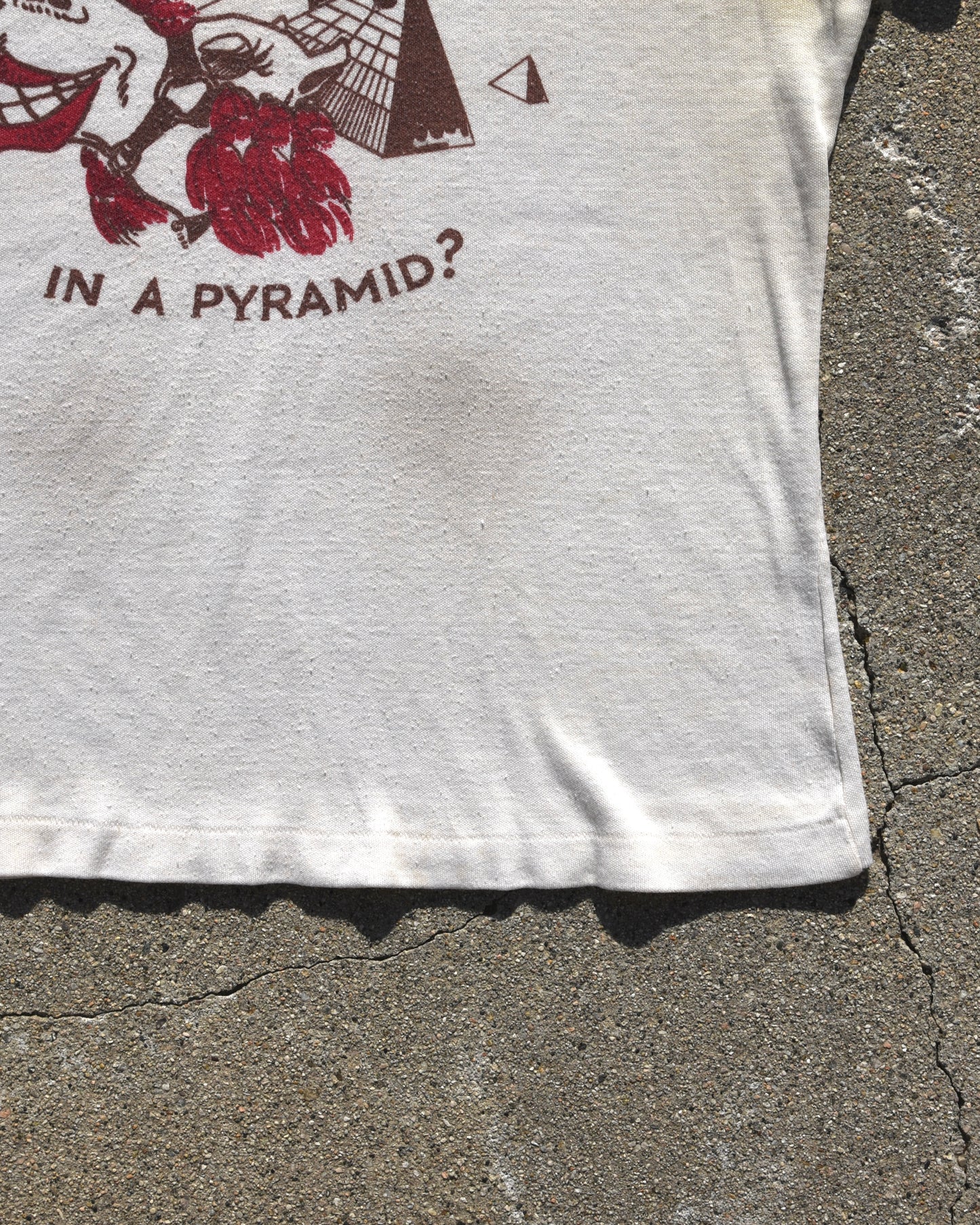 1960s Is Your Mummy In A Pyramid Souvenir Tshirt