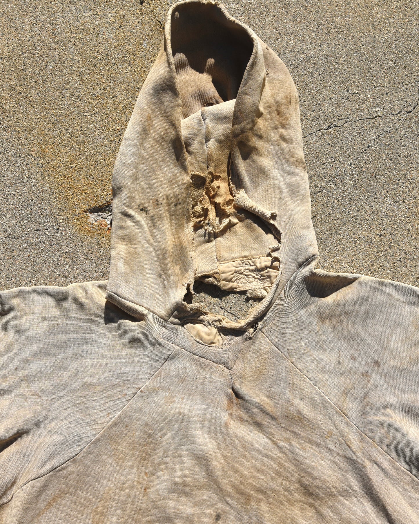 1950s Thrashed and Repaired Hoodie