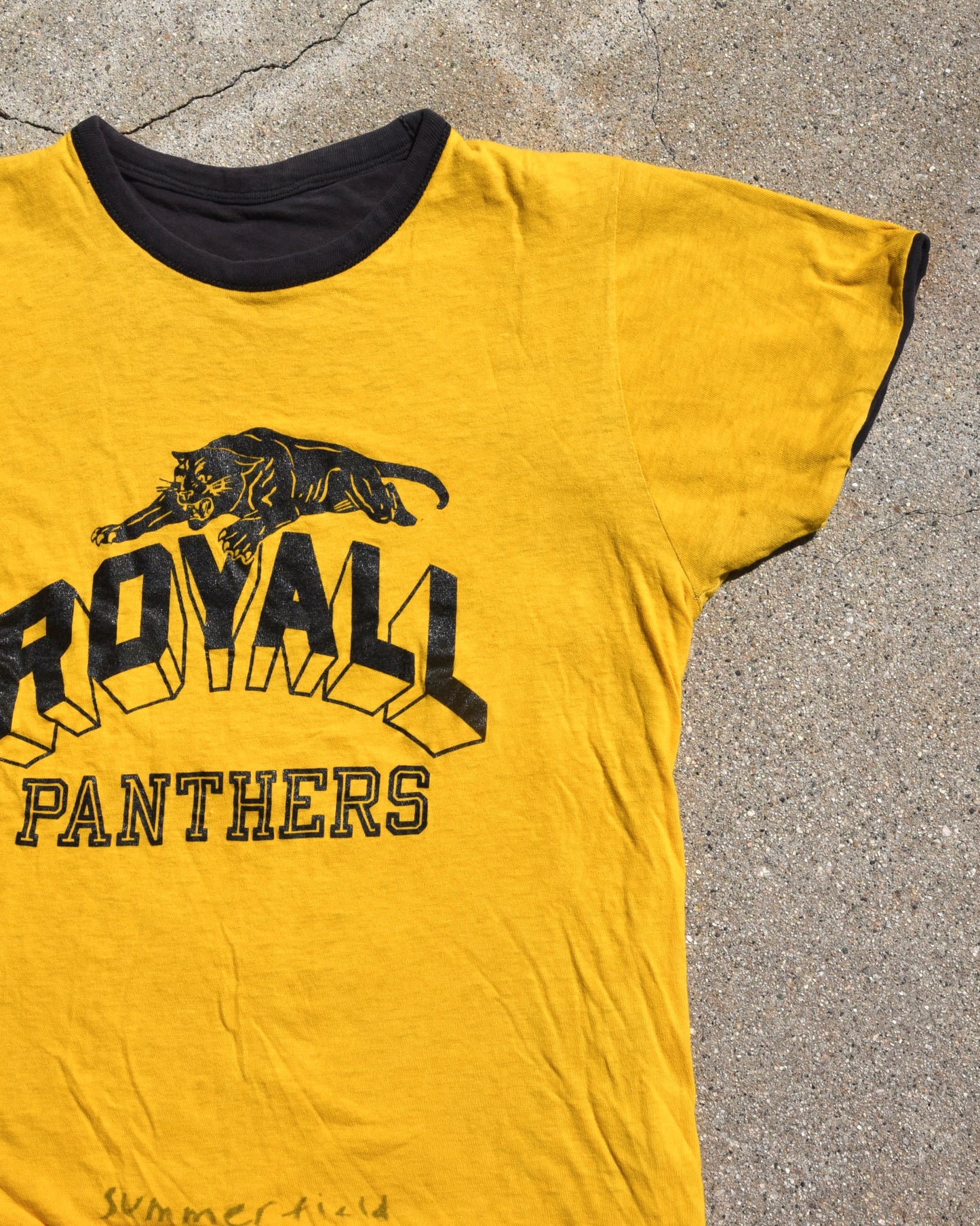 1980s Royall Panthers Double Face Tshirt