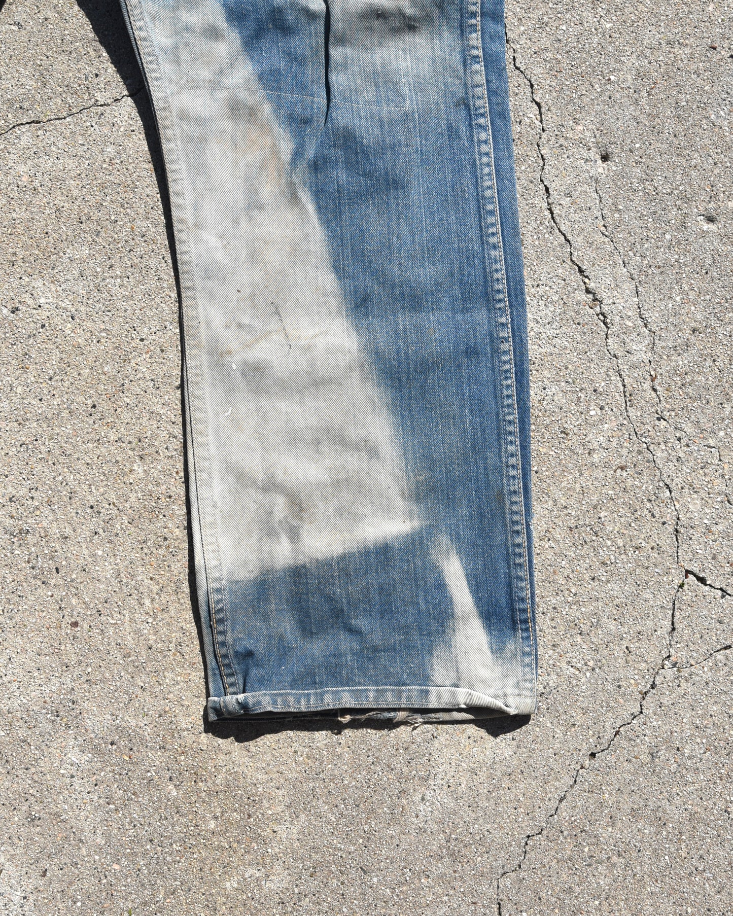 1950s Sun Faded Farmers Carpenter Denim Jeans