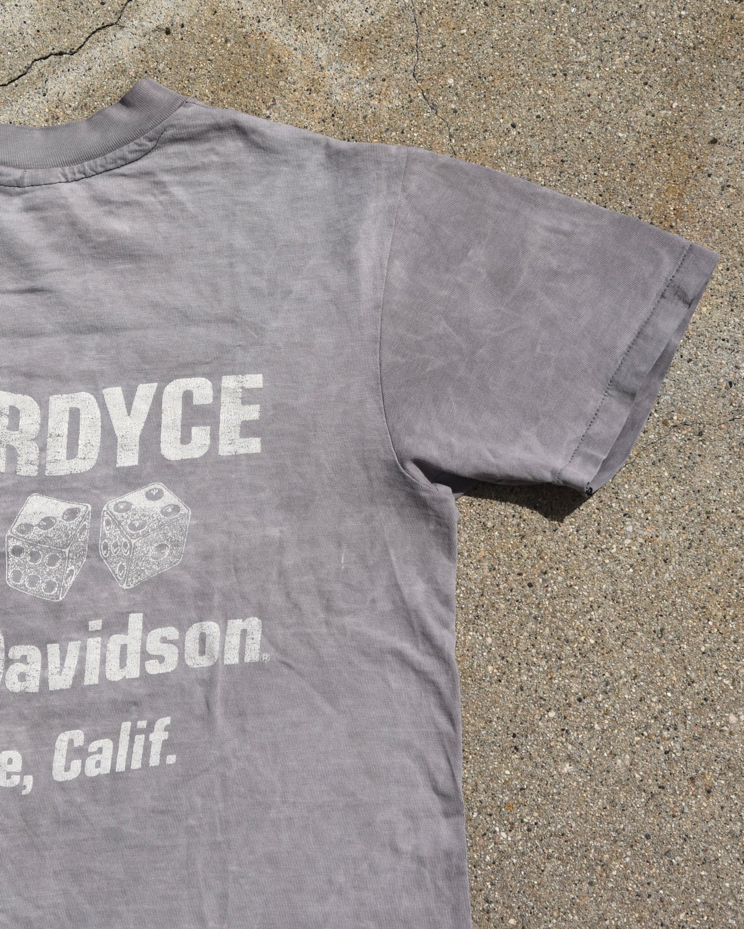 1980s Sun Faded Harley Davidson Make My Day Tshirt