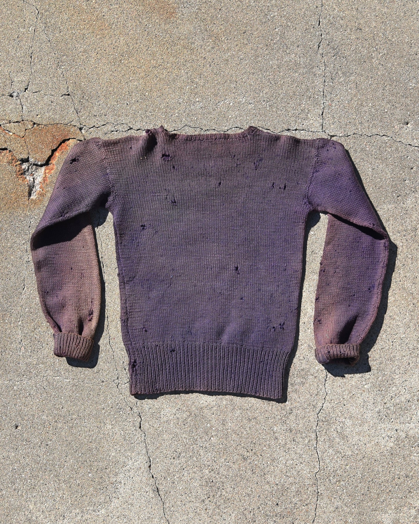 1940s Union Mills Knit Sweatshirt - Sun Faded