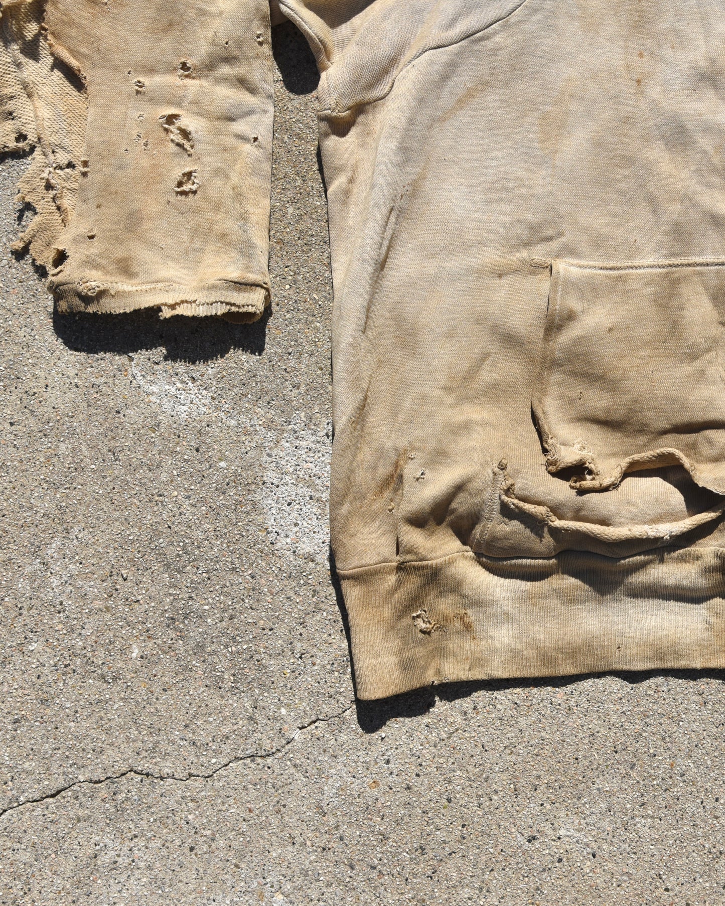 1950s Thrashed and Repaired Hoodie
