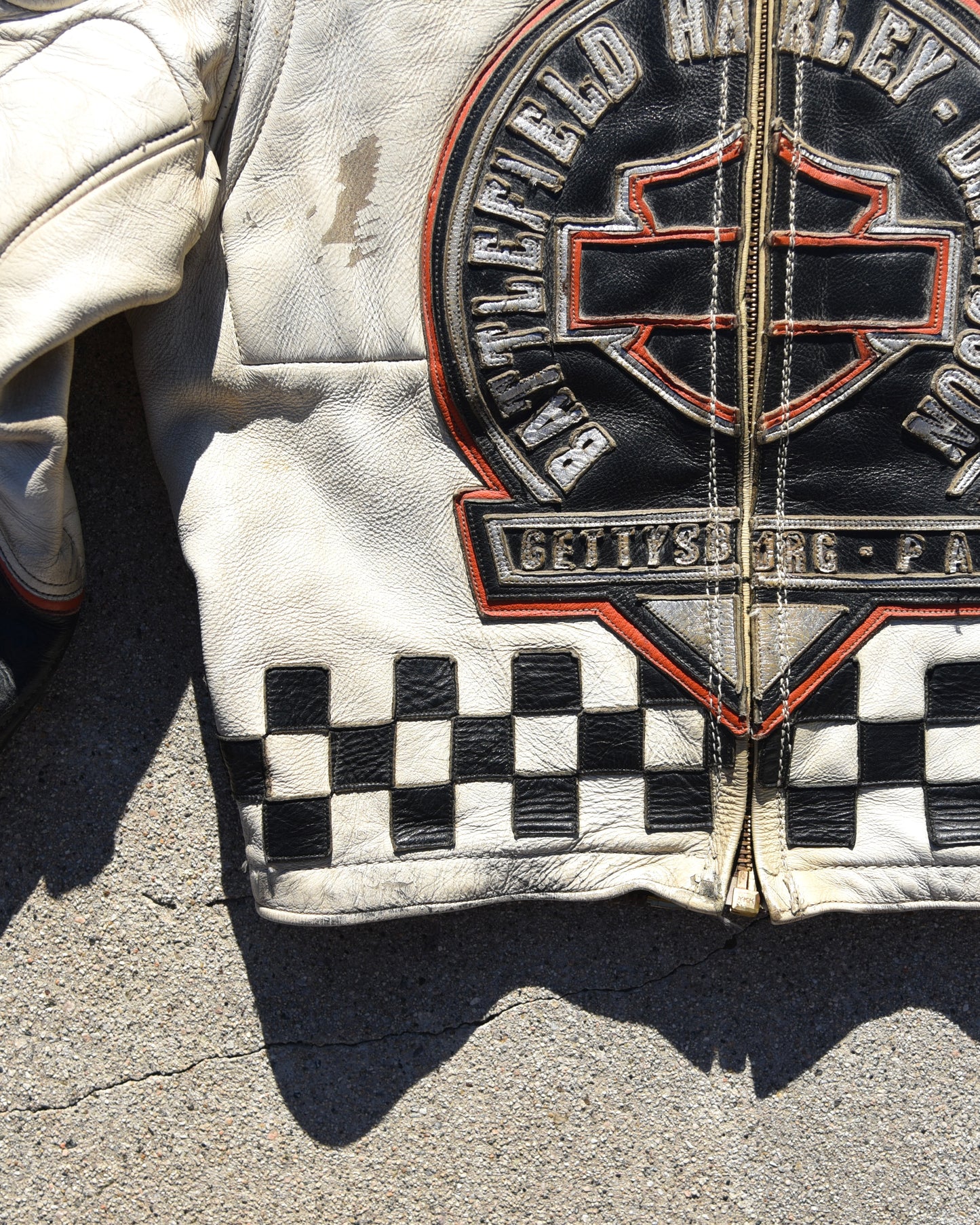 1970s Harley Battlefield Motorcycle Racing Jacket