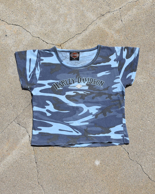1990s Harley Camo Femme Tshirt